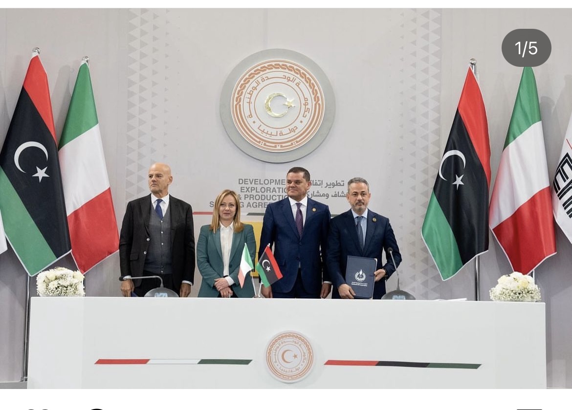 Italia semneaza cu Libia un acord de 8 miliarde de dolari pentru productia de gaz
