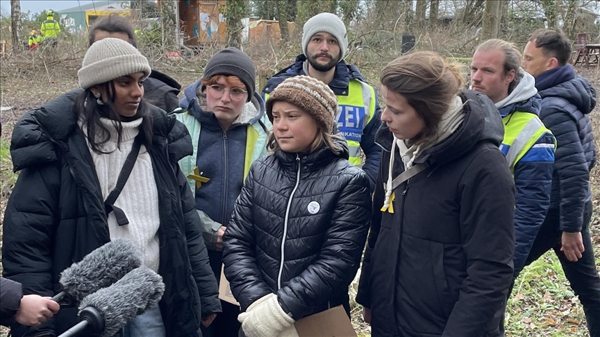 Greta Thunberg, reținută la o mină de cărbune din Germania