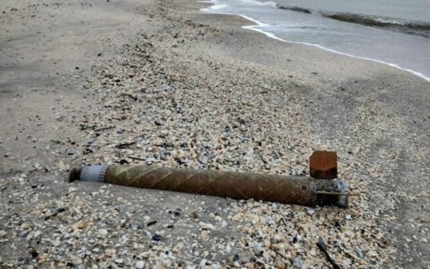 Resturile unei rachete rusești au ajuns pe o plajă din România