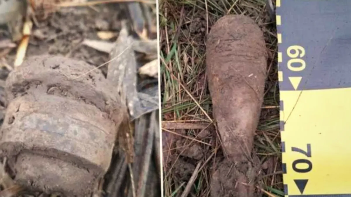 Descoperită bombă de aruncător în cursul lucrărilor de asanare din Botoșani