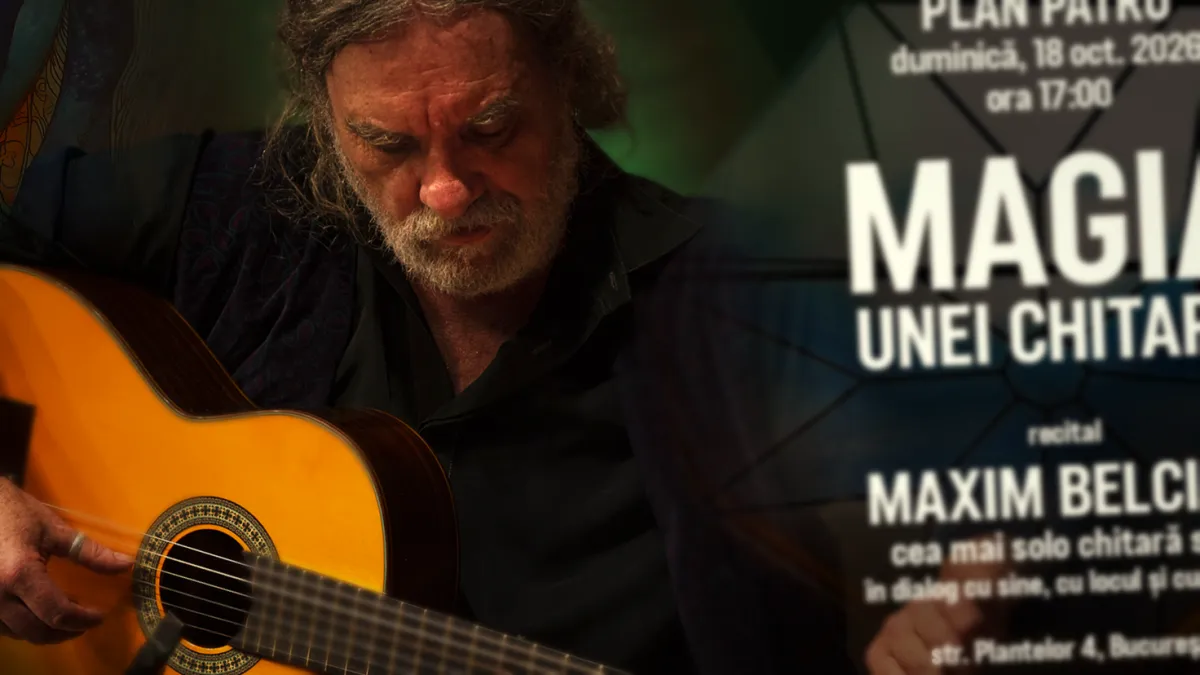 Maxim Belciug, recital de chitară la PLAN PATRU