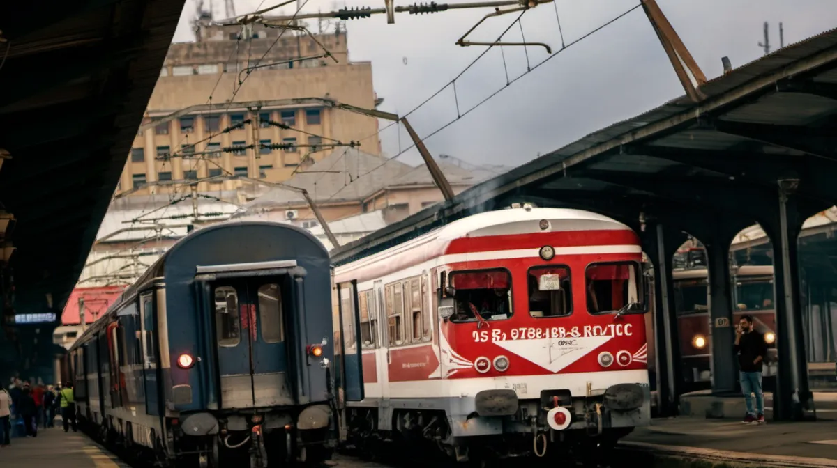 O persoană lovită de tren în Gara de Nord, sâmbătă seara